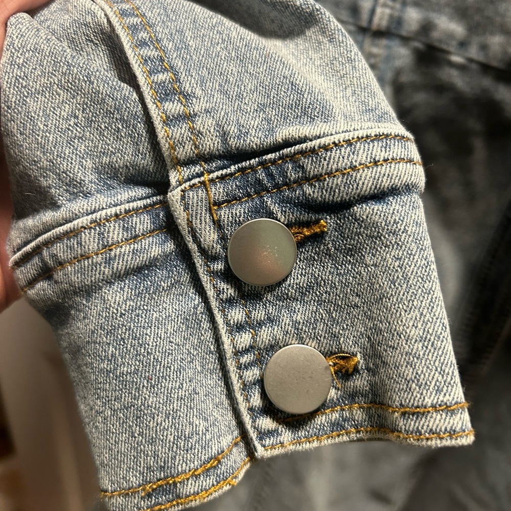 Western buckle wrap denim dress - Picture 9 of 9